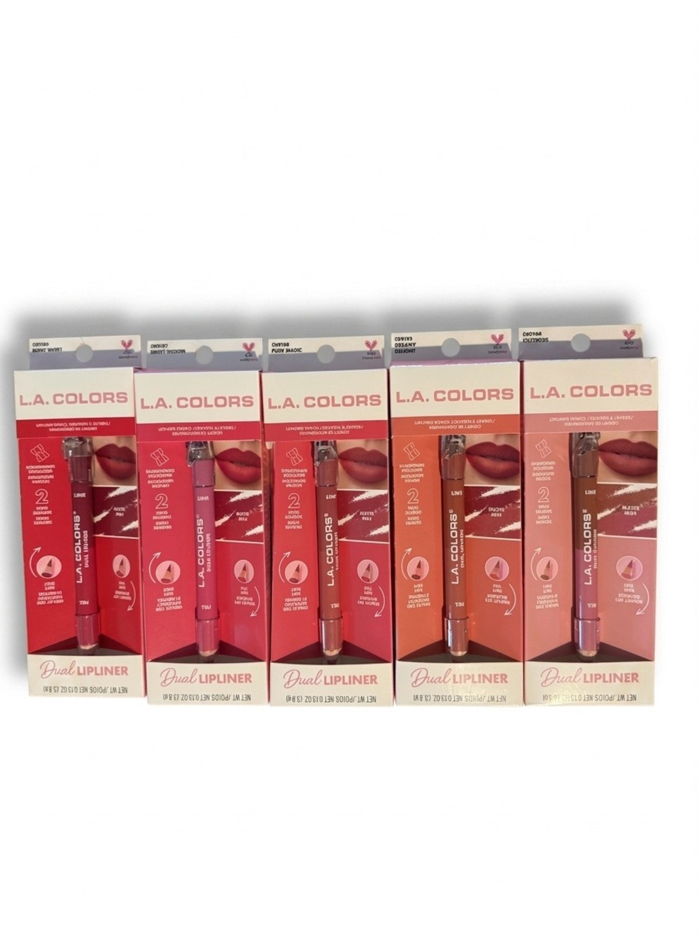 L.A. COLORS Dual Lipliner in 5 Different Shades